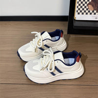 Damen Sportliche Chunky Sneakers mit optimaler Dämpfung und modischem Design – Blaurot