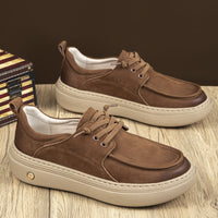 Damen Modische Sneakers mit komfortabler Plateausohle und hochwertigem Obermaterial – Braun