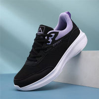 Damen Sportliche Lifestyle Sneakers mit bequemer Dämpfung und atmungsaktivem Obermaterial – Lila