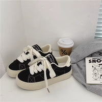 Damen Sportliche Sneakers mit modischem Design und komfortabler Sohle – Schwarz