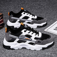 Damen Trendige Sneakers mit komfortabler Dämpfung und atmungsaktivem Obermaterial – Schwarzgrau