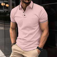 Maximillian | Herren Polohemd – Rosa