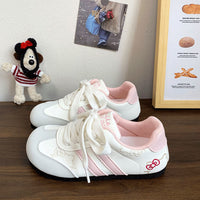 Damen Sportliche Sneakers mit verspieltem Design und bequemem Fußbett – Weiß
