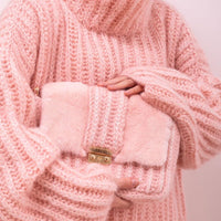 Übergroßer Rollkragenpullover – Gemütliches Volumen, müheloser Chic – Rosa