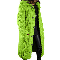 DAME OVERSIZED CARDIGAN MANTEL | MODERNER STIL, KOMFORTABEL, VIELSEITIG – Hellgrün
