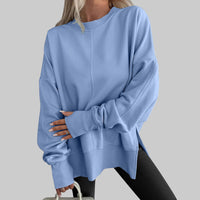 Luna Oversized Sweatshirt – Blau
