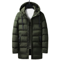 Alessio | Winterjacke mit Kapuze – Grün