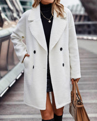 Zavicea | Trendiger und eleganter Mantel – Weiß