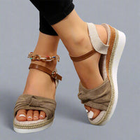 Regina | Einzigartige Sommer Sandalen – Khaki