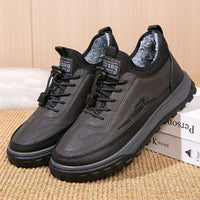 Herren Bequeme und isolierte Freizeitschuhe mit rutschfester Sohle – Braun