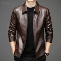 Otto® | Lässige Lederjacke – Braun