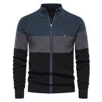 Markus | Herren Strickjacke – Türkisgrün