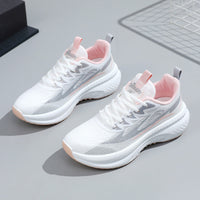 Damen Sportliche Laufschuhe mit atmungsaktivem Netzdesign und federleichter Sohle – Rosa