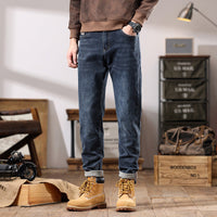 Avery | Slim Fit Stretch-Jeans – Blau
