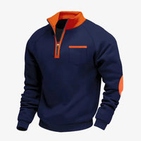 Albrecht™ - Sportlicher Stil für Herren und Bequemer Warmer Pullover – Marine