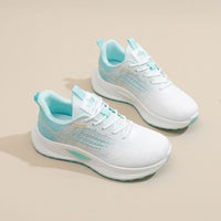 Damen Leichte und atmungsaktive Lauf-Sneaker mit flexibler Sohle – Grün