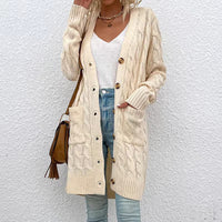 DamenMODE CARDIGAN PULLOVER | MODERNER STIL, KOMFORTABEL, VIELSEITIG – Aprikose