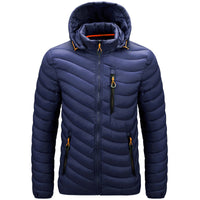 Luigi | Leichte Winterjacke für Herren – Dunkelblau