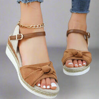 Regina | Einzigartige Sommer Sandalen – Braun