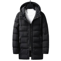 Alessio | Winterjacke mit Kapuze – Schwarz