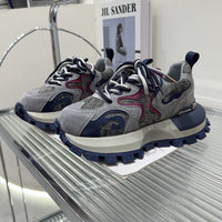 Damen sportliche Trekking Sneakers – Blau