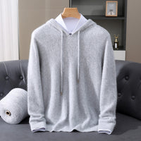 Valencia Cashmere Hoodie – Grau