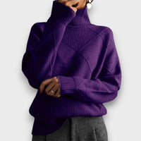 Dareen – Rollkragenpullover – Violett