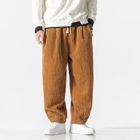MATTIS - WEITE CORDHOSE – Karamell