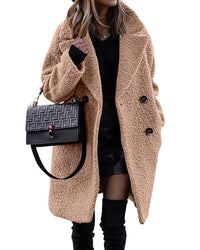 Zavicea | Trendiger und eleganter Mantel – Camel