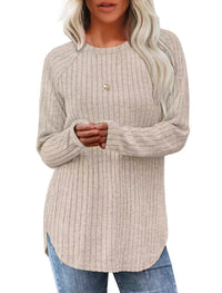 DAME FREIZEIT PULLOVER | BEQUEM, STILVOLL, VIELSEITIG – Beige