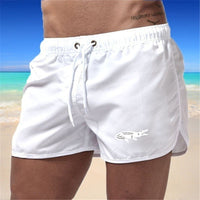 Heidi Mode | Strandshorts mehrfarbige Sportshorts – weiß