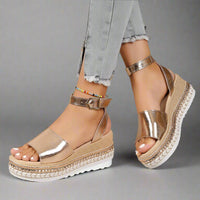 Sighild | Orthopädische Palma Sandalen für Komfort – Gold 338