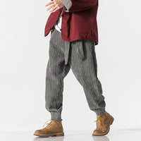 Keisuke | Bequeme Cordhose – Grau