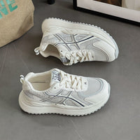 Damen Atmungsaktive Mesh-Sneaker mit Dämpfung – Grau