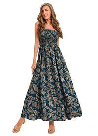 Rose - Schönes Sommer-Maxikleid – Blau