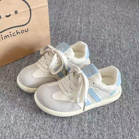 Damen Modische Sneakers mit floralem Stickdesign und rutschfester Sohle – Blau