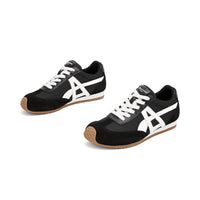 Damen Sportliche Sneakers mit optimierter Dämpfung und robustem Obermaterial – Schwarz