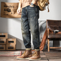 Hikaru | Bequeme Denim-Hose – Blau
