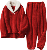 Josephine | Damen Lounge-Set leger elegant komfortabel – Claret