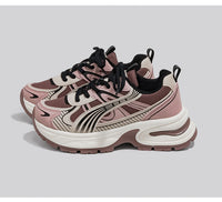 Damen Sportliche High-Performance Sneakers mit nahtloser Verarbeitung – Rosa