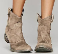 Karin® | Wildleder Stiefeletten – Hellbraun