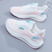 Damen Bequeme Lauf-Sneaker mit flexibler Dämpfungstechnologie – Rosa