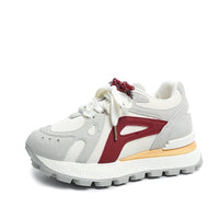 Damen Sportliche Komfort Sneakers mit dämpfender Sohle und einzigartigem Design – Beige