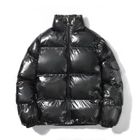 Greta | Gefütterte Thermo Steppjacke – Schwarz mit Stehkragen