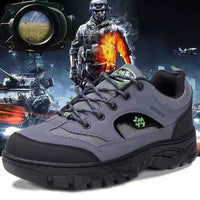 Herren Outdoor-Sneaker mit rutschfester Sohle und atmungsaktivem Obermaterial – Grau