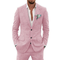 Herren Hochzeitsgast Anzug | Jacke und Hose – Rosa