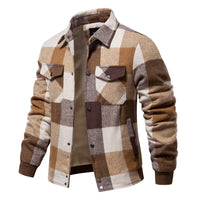 Cameron® | Karierte Jacke – Khaki