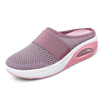 Colette - Gepolsterte Clogs zum Hineinschlüpfen – Rosa