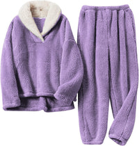 Josephine | Damen Lounge-Set leger elegant komfortabel – Lila