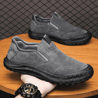 Damen Bequeme Slip-On Sneakers mit rutschfester Sohle – Grau